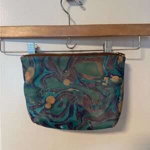 BAGGU + New Friends - Leather Oil Slick Cosmetic Bag